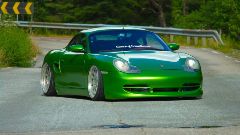 Stanced Porsche Boxster 986