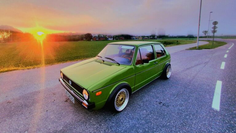 Perfectly Euro-Styled Mk 1 VW Golf